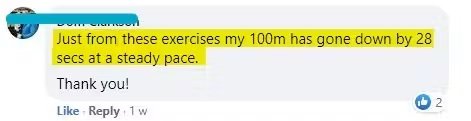 Swimmer testimonial