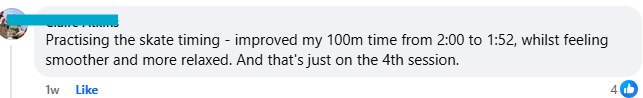 Swimmer testimonial - 2:00 to 1:52 per 100m